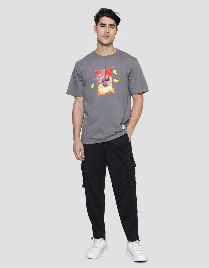 Marvel Deadpool In Chips Men's Short Sleeve T-Shirt
