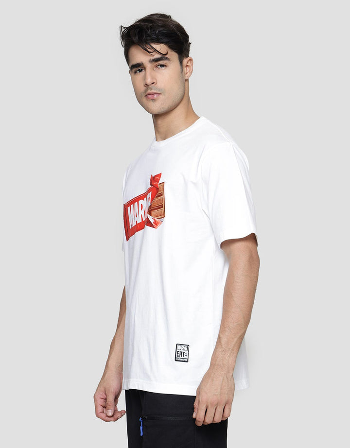 Marvel Chocolate Bar Kaos Lengan Pendek Pria