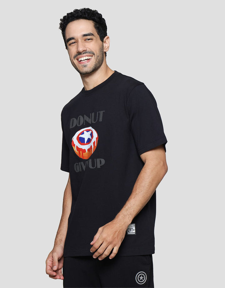 Marvel Captain America Donut Men's T-Shirt