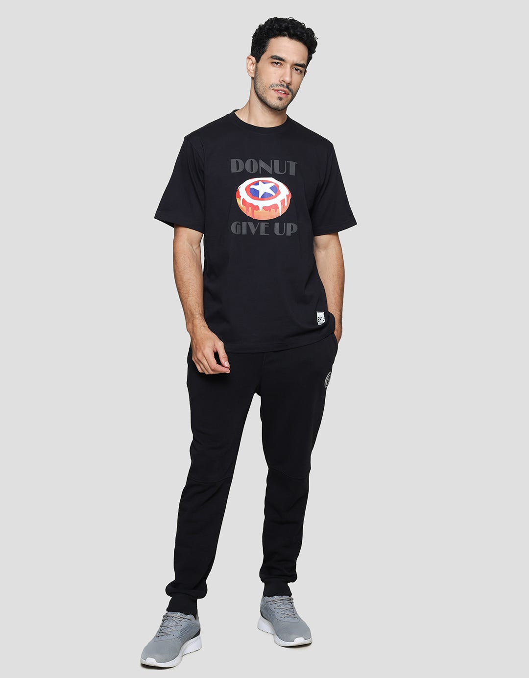 Marvel Captain America Donut Men's T-Shirt