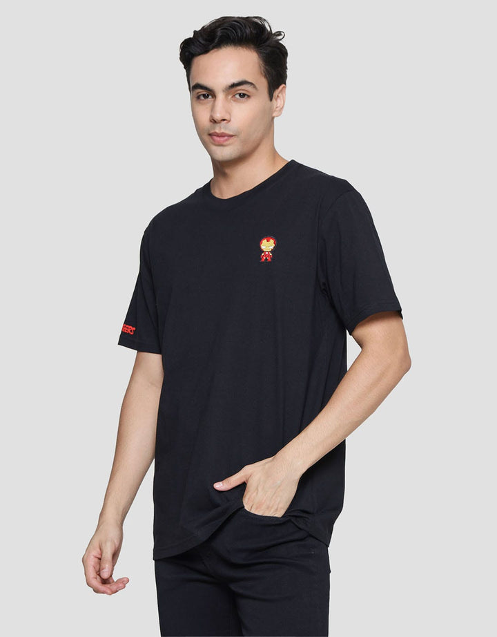 Marvel Patch Embro Iron Man Kaos Lengan Pendek Pria