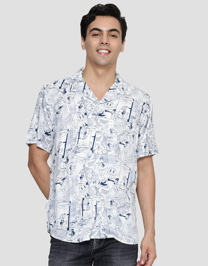 Disney Donald Duck Men's Short Sleeve Shirt
