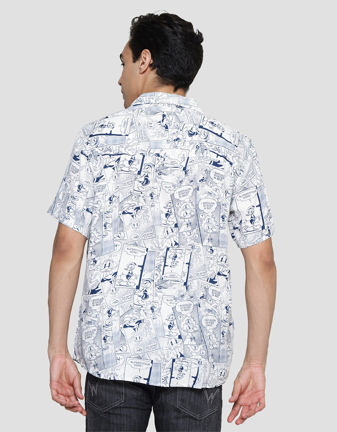Disney Donald Duck Men's Short Sleeve Shirt