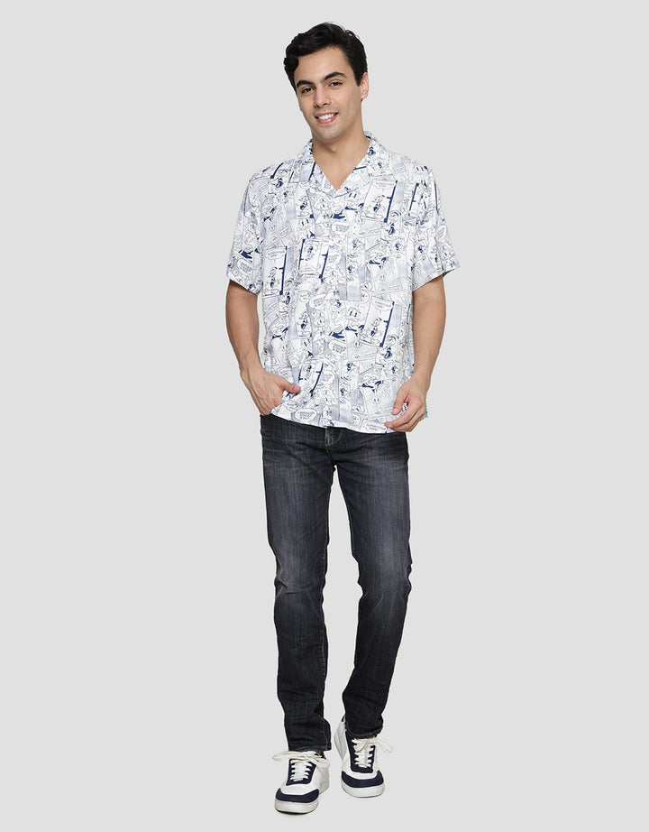 Disney Donald Duck Men's Short Sleeve Shirt