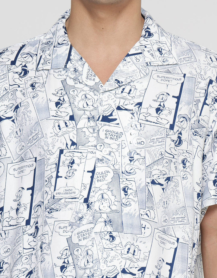 Disney Donald Duck Men's Short Sleeve Shirt