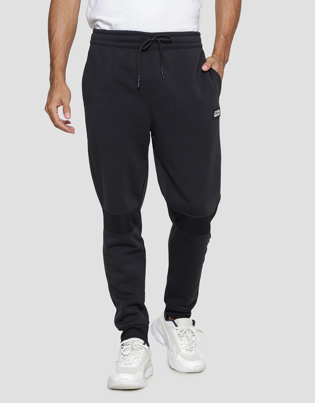 Star Wars Rubber Logo Celana Jogger Pria