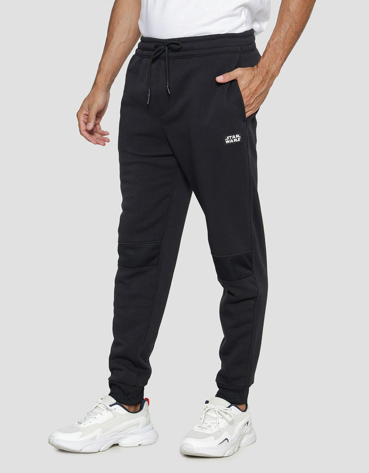 Star Wars Rubber Logo Celana Jogger Pria