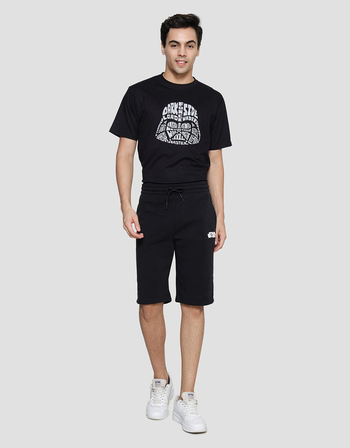 Star Wars Logo With Darth Vader Face Celana Pendek Pria