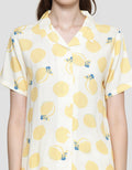 Nevada Lemon Yellow Baju Tidur Set Wanita