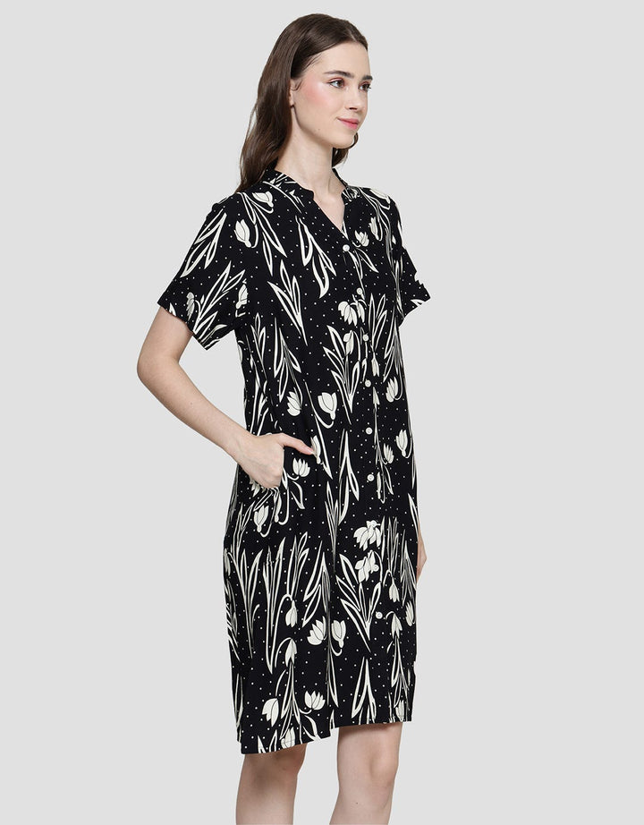 St. Yves Floral Dots Midi Dress for Women