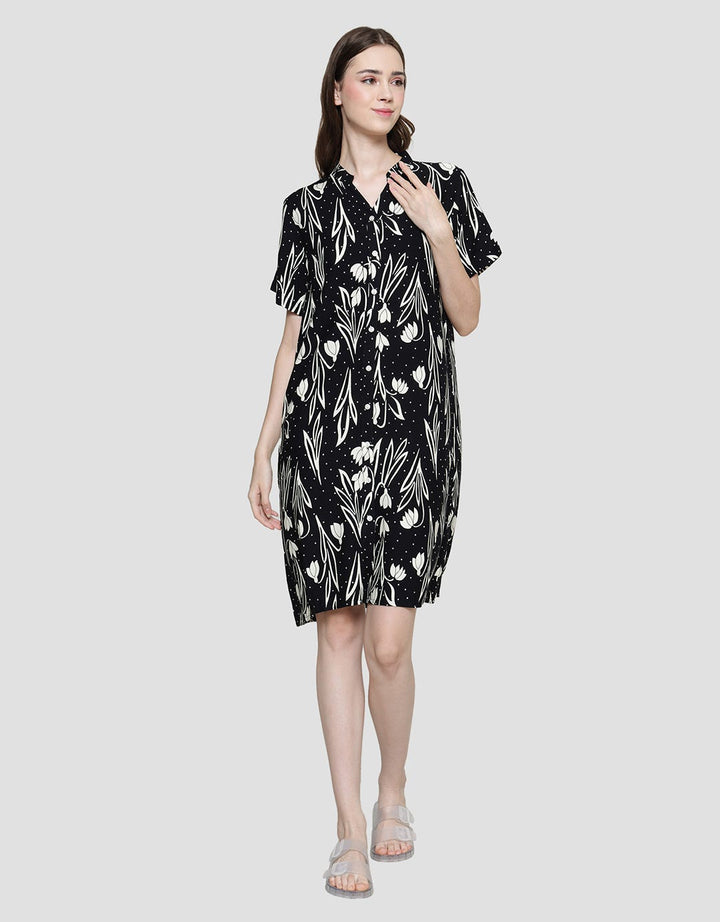 St. Yves Floral Dots Midi Dress for Women