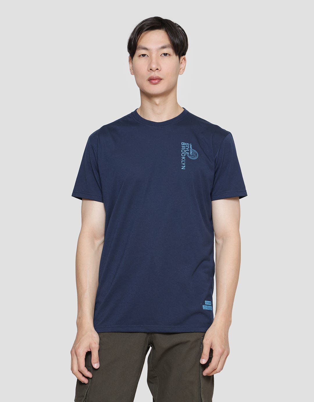 Anyday Graphic Print Uniform Kaos Lengan Pendek Pria