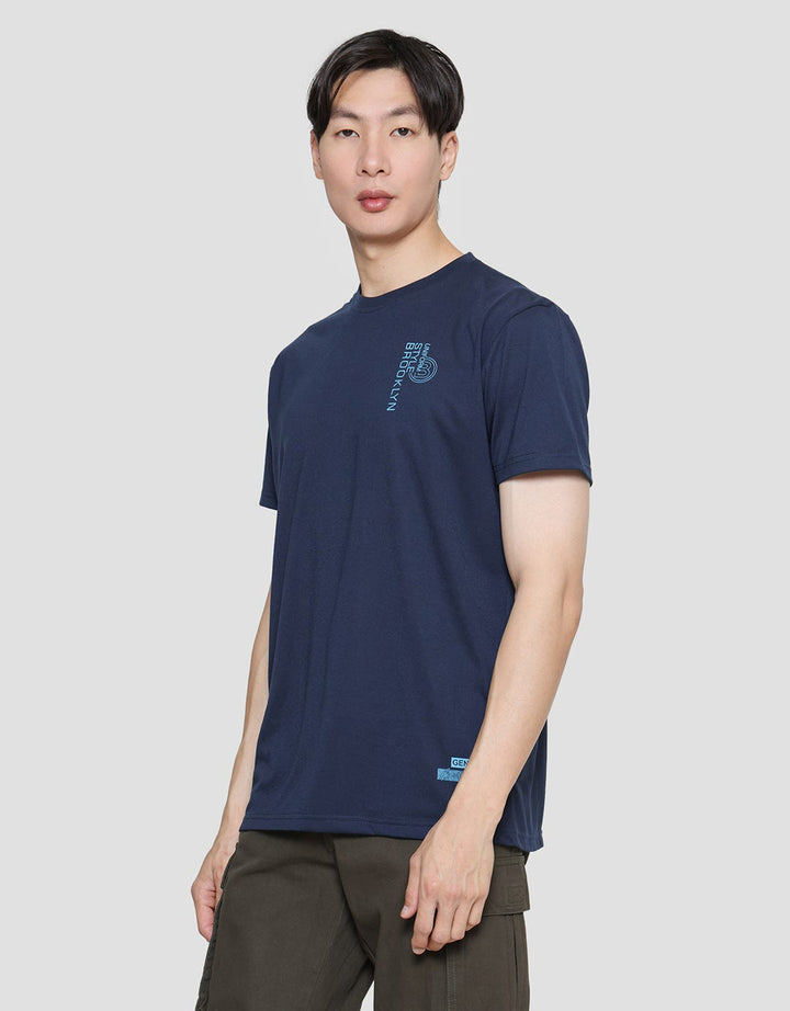 Anyday Graphic Print Uniform Kaos Lengan Pendek Pria