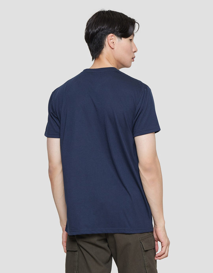 Anyday Graphic Print Uniform Kaos Lengan Pendek Pria