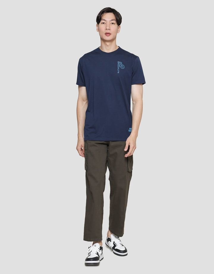Anyday Graphic Print Uniform Kaos Lengan Pendek Pria
