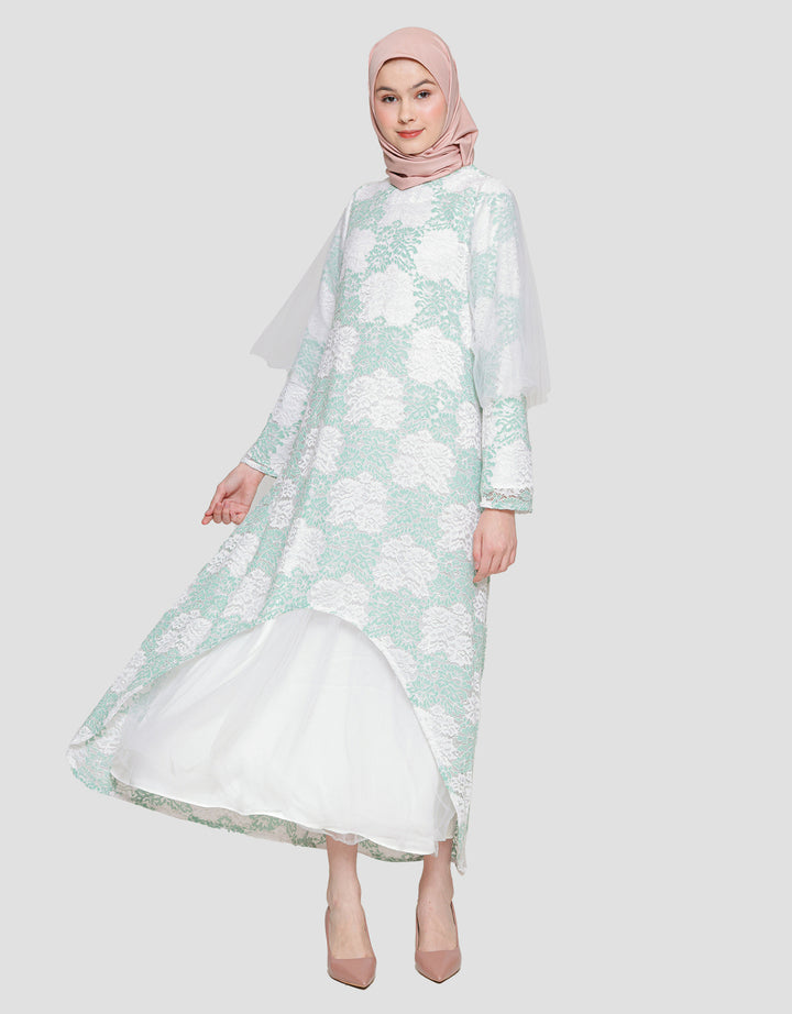Cardinal Femme Asimetris Gamis Wanita
