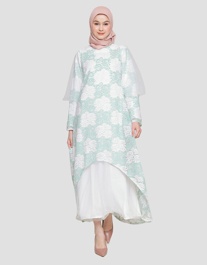 Cardinal Femme Asimetris Gamis Wanita