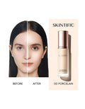Skintific All Day Perfect Soft Matte Serum Foundation 00 Porcelain
