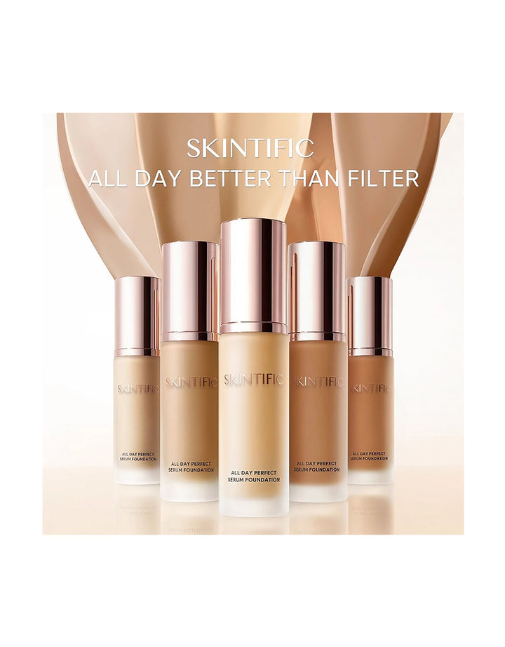 Skintific All Day Perfect Soft Matte Serum Foundation 01 Vanilla