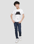 Star Wars Flocking Logo Print Boys T-Shirt