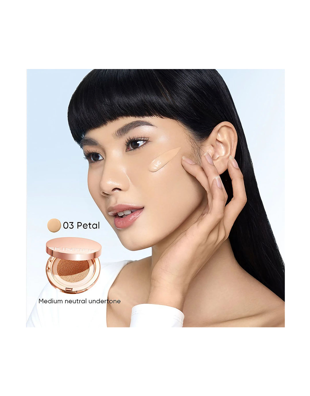 Skintific SPF35 PA++++ Lightweight Cushion Refill 03 Petal