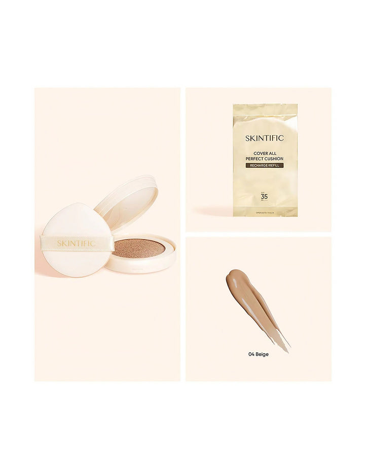 Skintific SPF35 PA++++ Lightweight Cushion Refill 04 Beige
