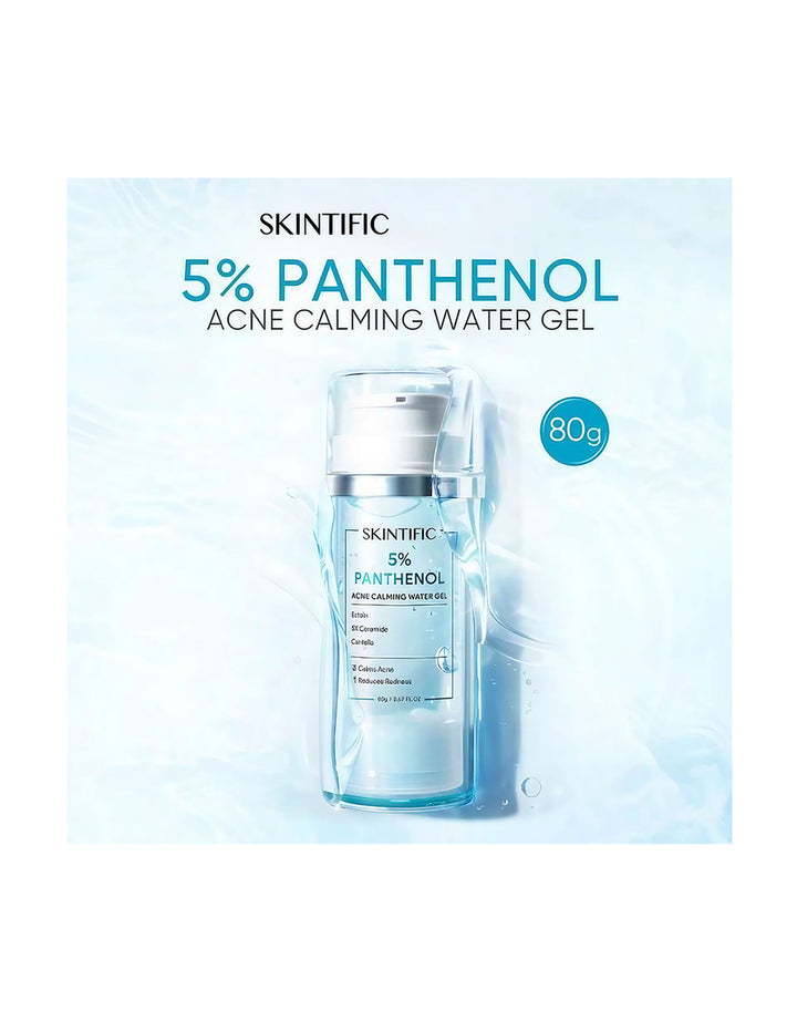 Skintific 5% Panthenol Acne Calming Water Gel 80g