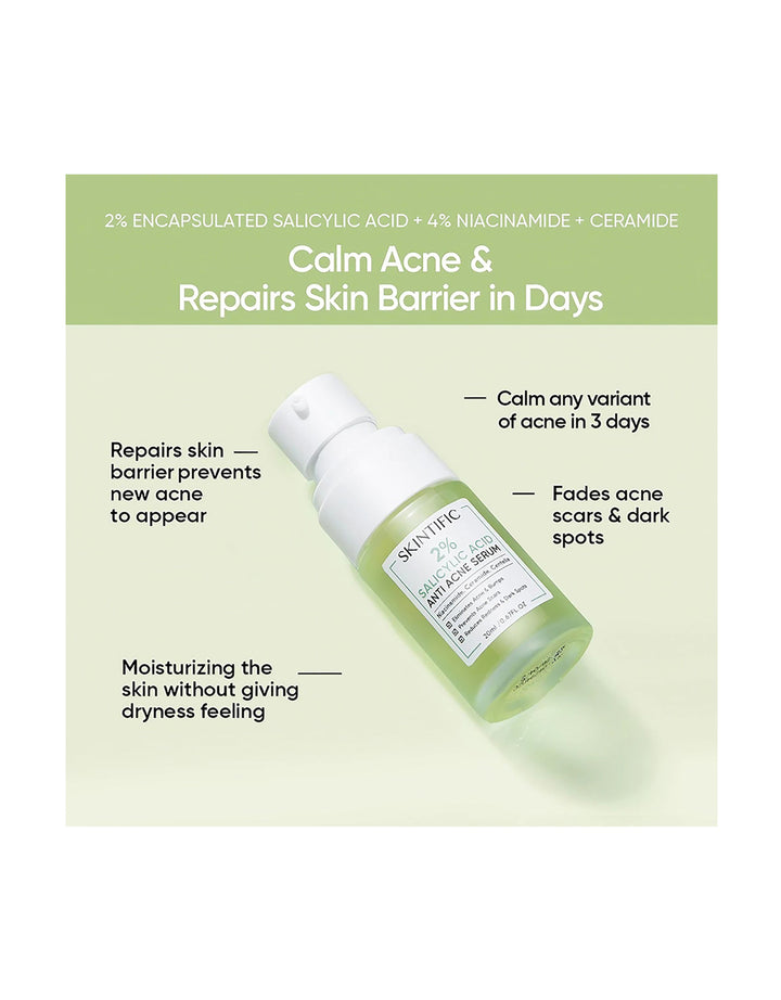 Skintific 2% Salicylic Acid Anti-Acne Serum 20ml