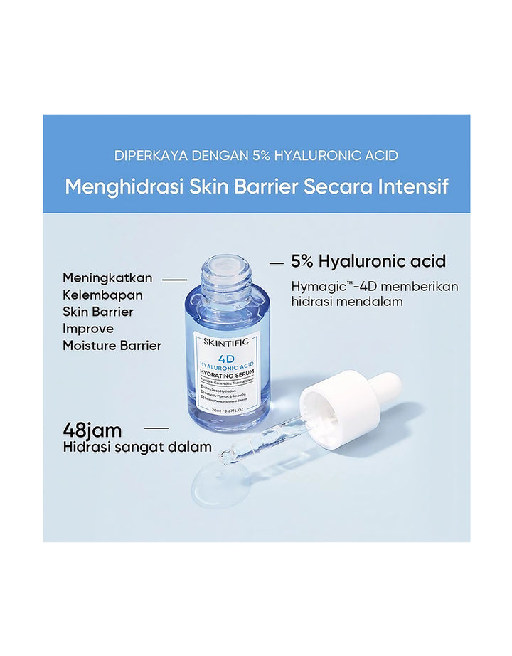 Skintific 4D Hyaluronic Acid Deep Hydration Serum 20ml