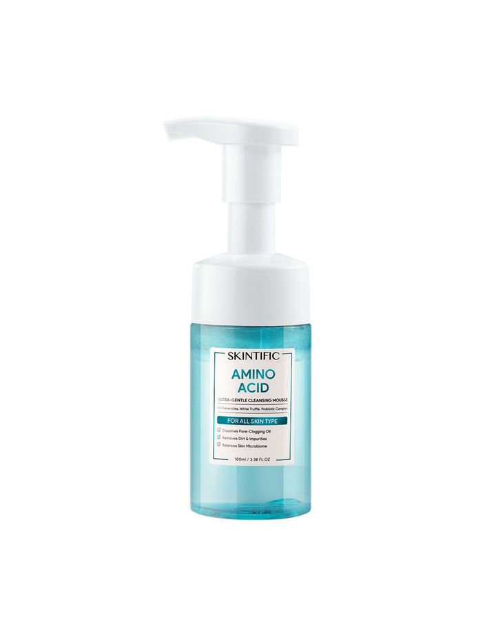 Skintific Amino Acid Ultra-Gentle 5X Ceramides Cleansing Mousse Cleanser 100ml