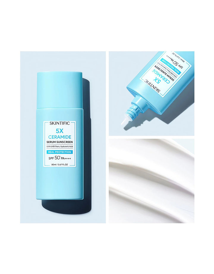 Skintific 5X Ceramide Serum Sunscreen SPF50+ PA++++ 80ml