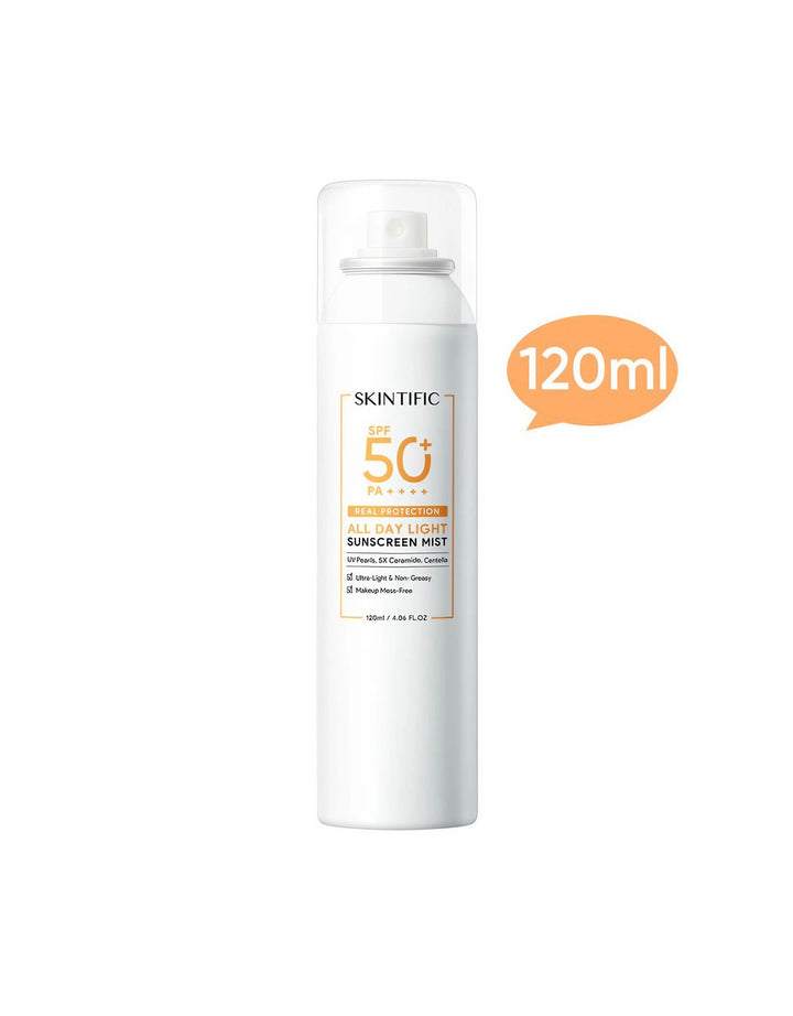 Skintific All Day Light SPF 50 PA++++ Sunscreen Mist 120ml