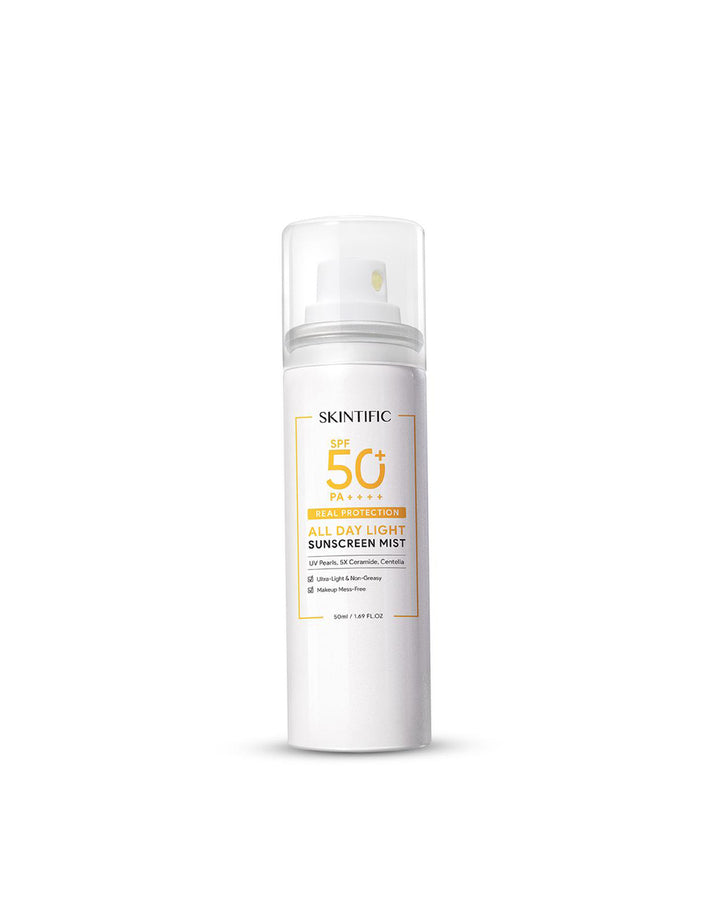 Skintific All Day Light SPF 50+ PA++++ 5X Ceramide Sunscreen Mist 50ml