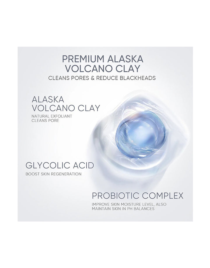 Skintific Alaska Volcano Clay Deep Cleanse Face Mask Stick 40g