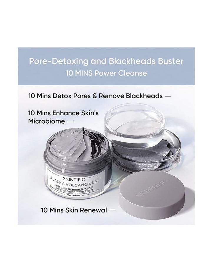 Skintific Alaska Volcano Deep Cleansing Clay Mask 55g