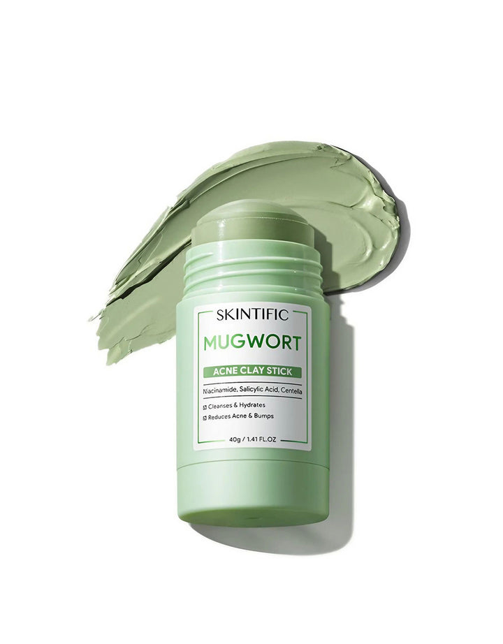 Skintific Mugwort Acne Deep Cleansing Clay Face Mask Stick 40g