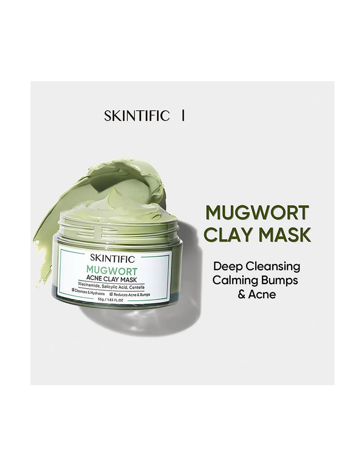 Skintific Mugwort Acne Relief Clay Mask 55g