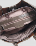 Bellezza Texture Solid Handbag Wanita