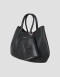 Bellezza Texture Solid Handbag Wanita