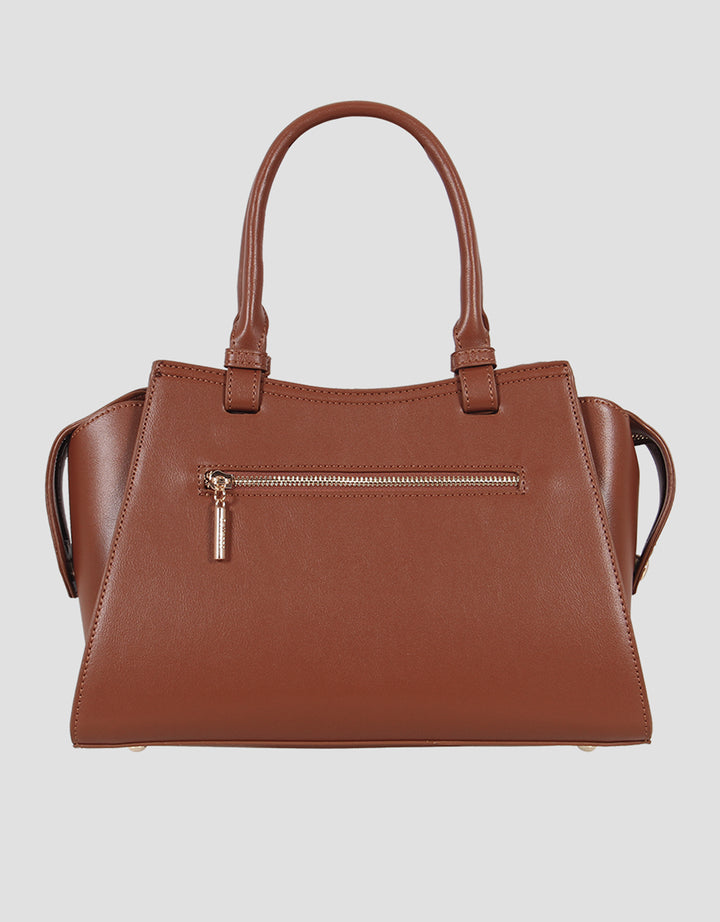 Bellezza Zipper With Chain Handbag Wanita