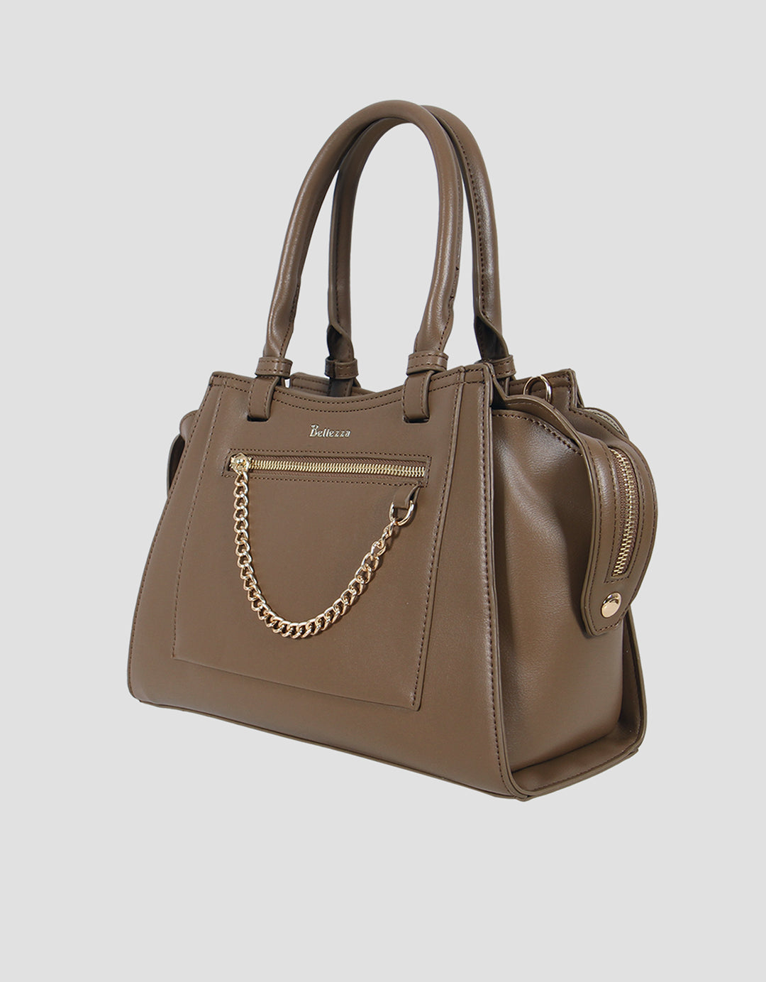 Bellezza Zipper With Chain Handbag Wanita
