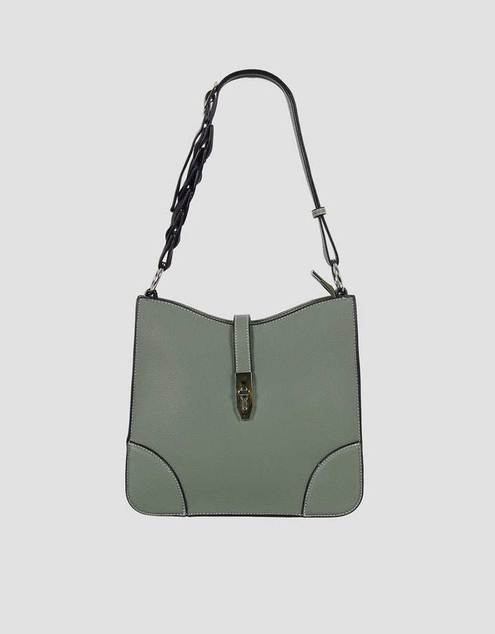 Bellezza Half Braid Strap Sling Bag Wanita