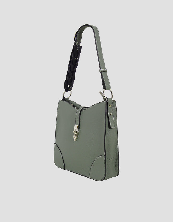 Bellezza Half Braid Strap Sling Bag Wanita