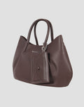 Bellezza Texture Solid Handbag Wanita