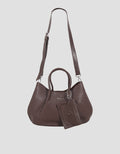 Bellezza Texture Solid Handbag Wanita