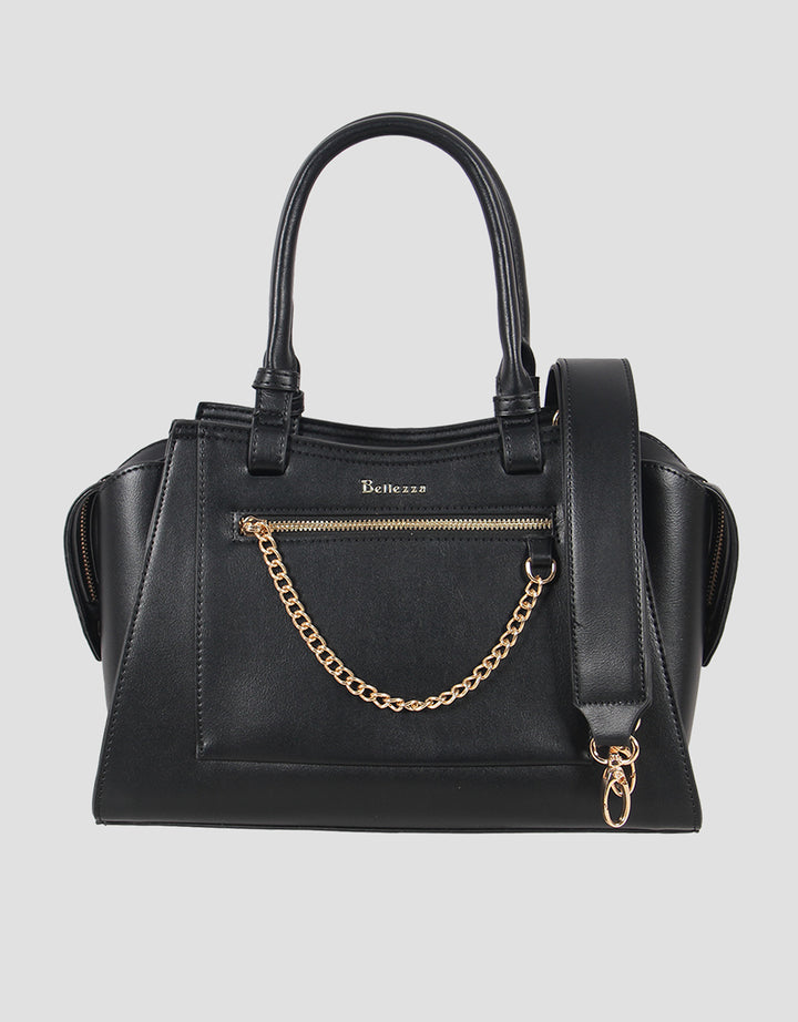 Bellezza Zipper With Chain Handbag Wanita