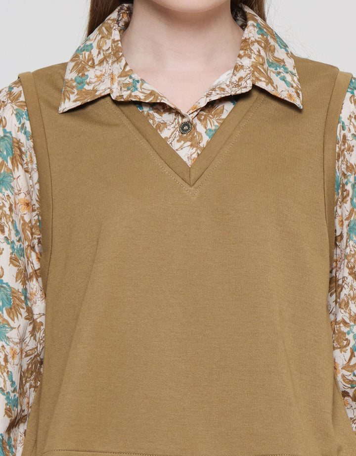 Expand Cha Women's Casual Blouse
