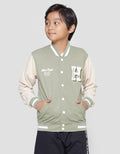 Nevada Pe Basic Solid Logo H Boys Bomber Jacket
