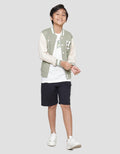 Nevada Pe Basic Solid Logo H Boys Bomber Jacket