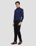 Stanley Adams Solid Slim Fit Kemeja Lengan Panjang Pria